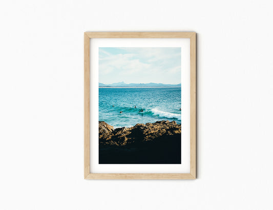 Byron Surfing Print