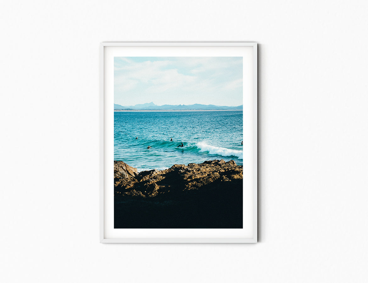 Byron Surfing Print