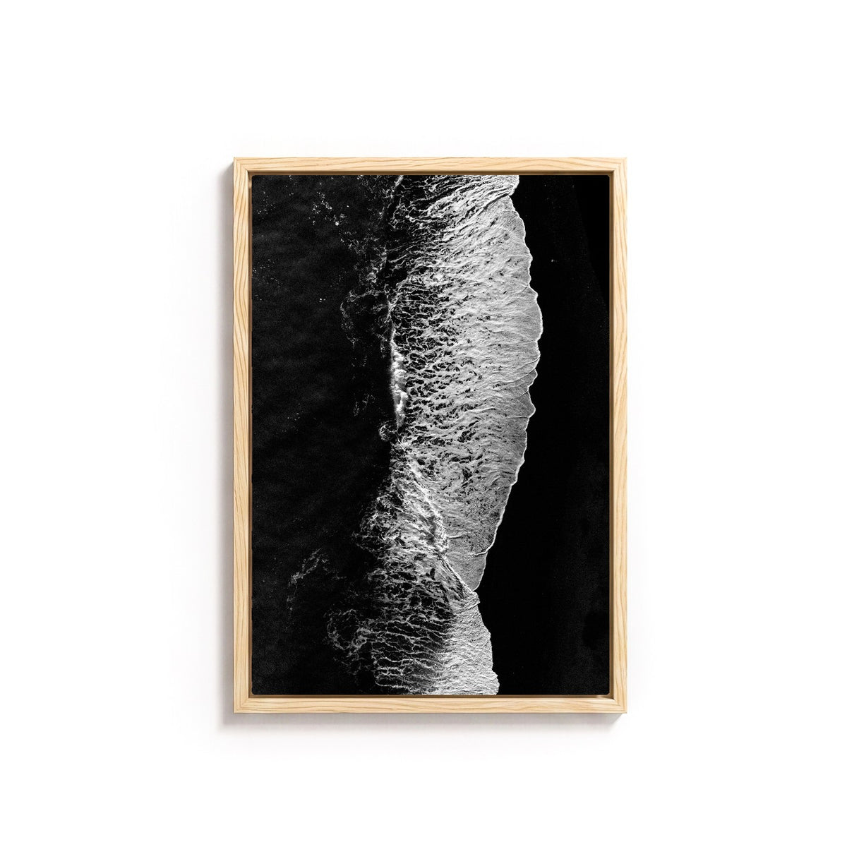 Black Sand Beach by Andy Kennedy, Tasmanian oak frame, canvas