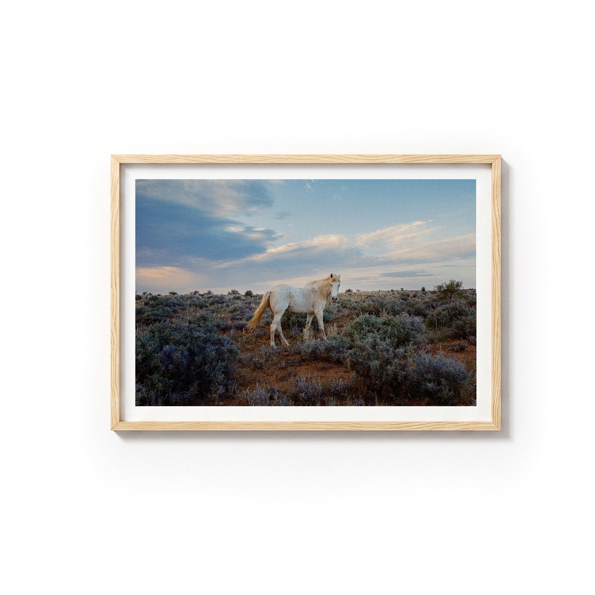 Ghost by Jesse Leaman, Tasmanian oak frame, archival matte paper