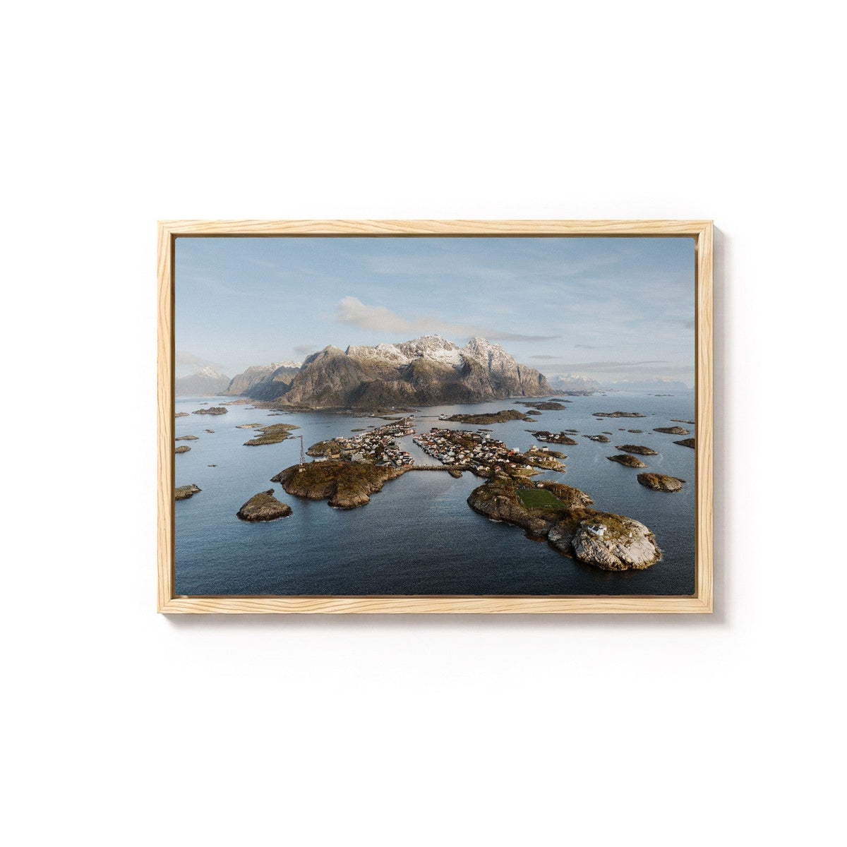 Henningsvær IV by Andy Kennedy, Tasmanian oak frame, canvas