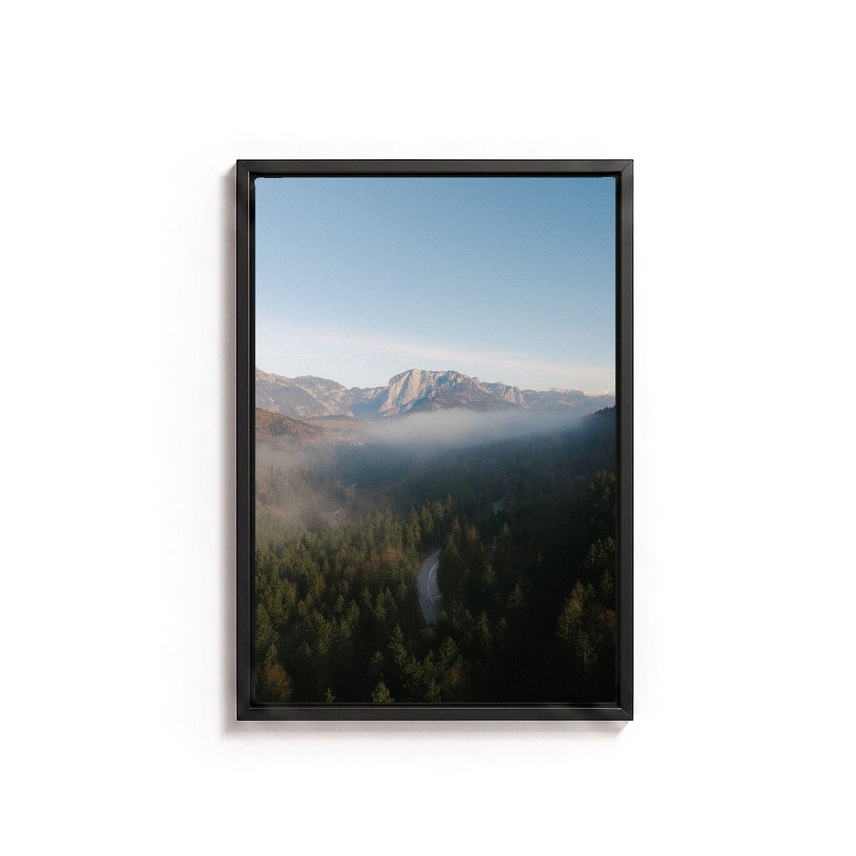 Koppen Pass by Andy Kennedy, black frame, canvas
