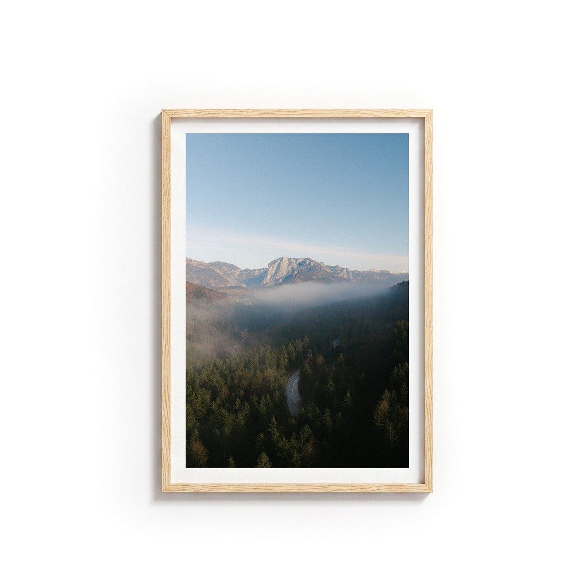 Koppen Pass by Andy Kennedy, Tasmanian oak frame, archival matte paper
