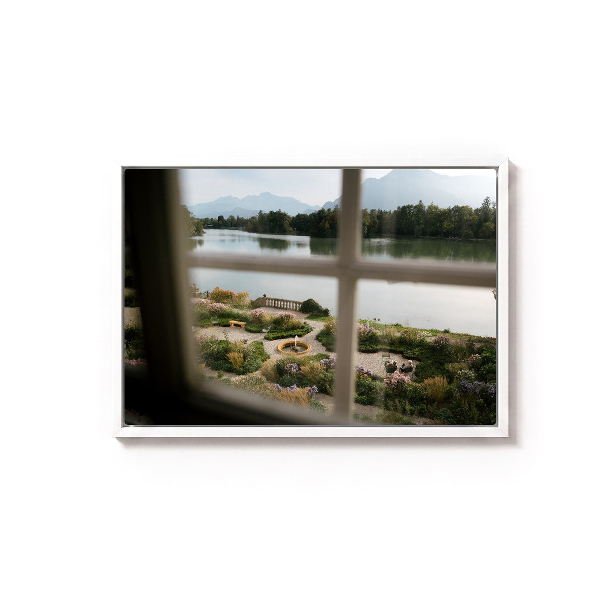 Leopoldskron II by Andy Kennedy, white frame, canvas