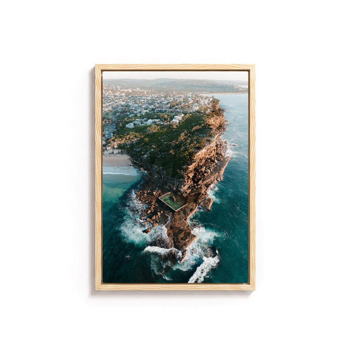 North Curl Curl I by Andy Kennedy, Tasmanian oak frame, canvas