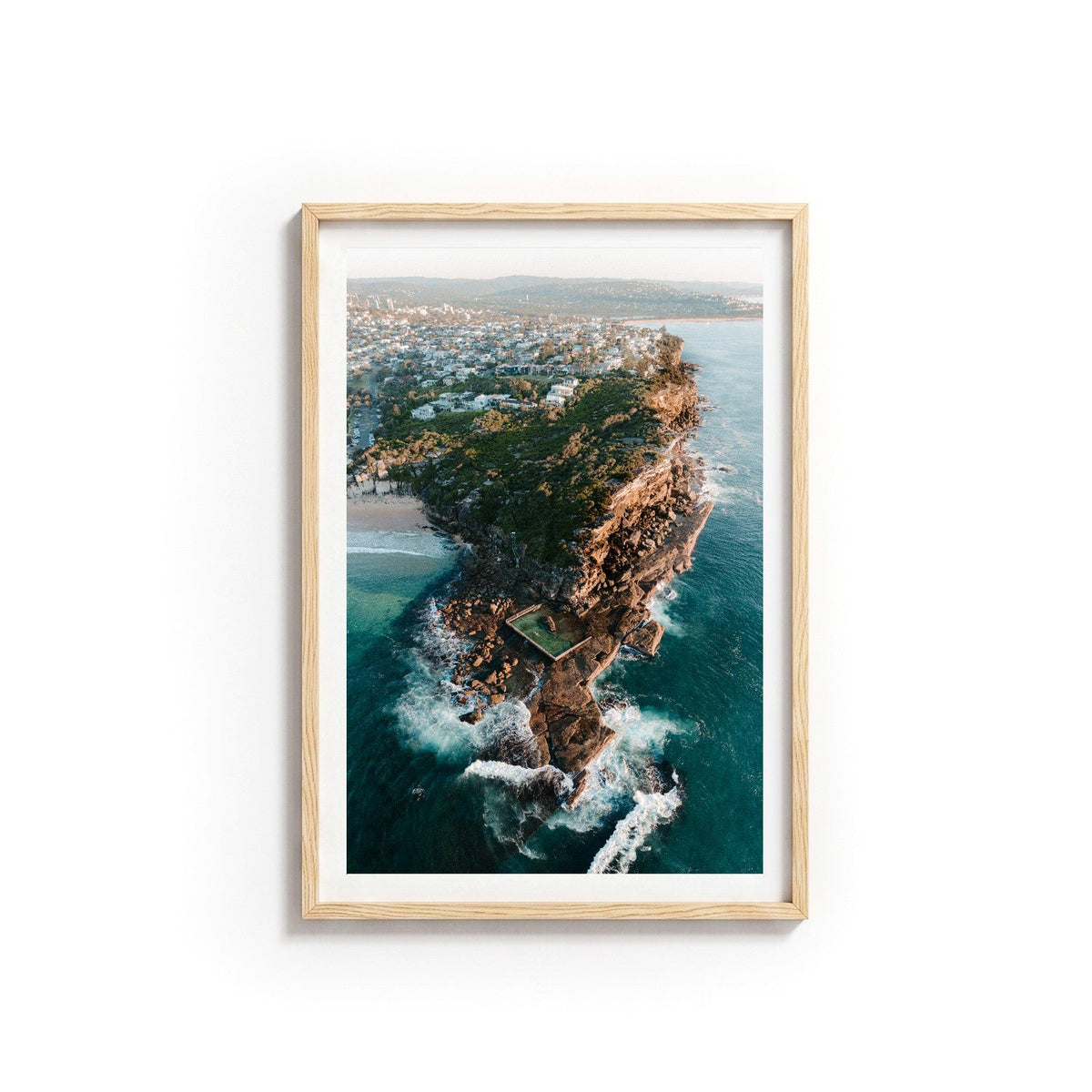 North Curl Curl I by Andy Kennedy, Tasmanian oak frame, archival matte paper