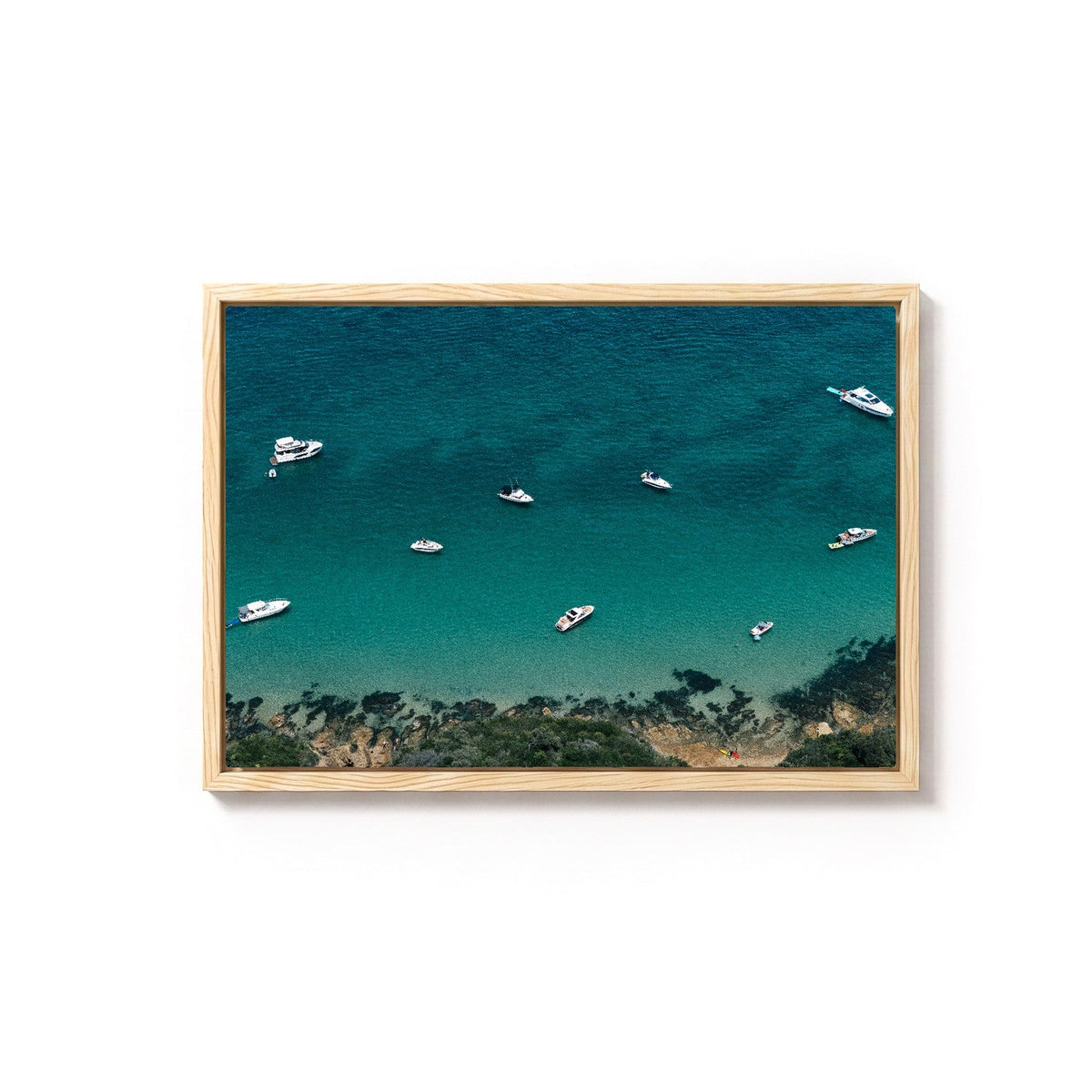 Safety Beach Parade I by Isaac Brooks, Tasmanian oak frame, canvas