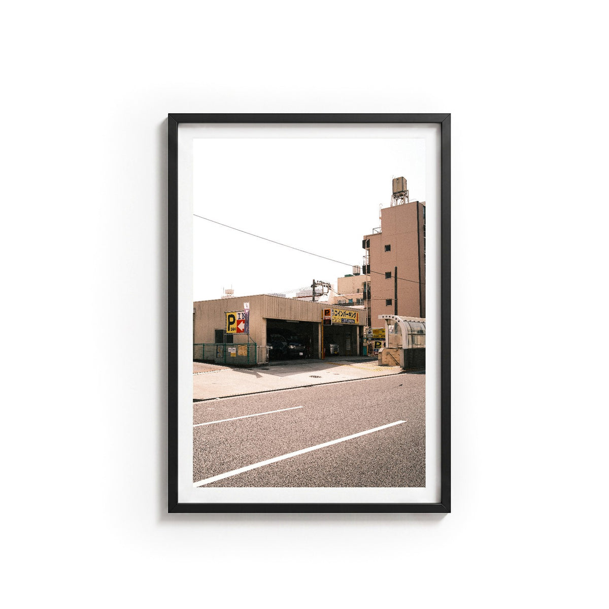 Shaken (車検) by Daniel Aarons, black frame, archival matte paper