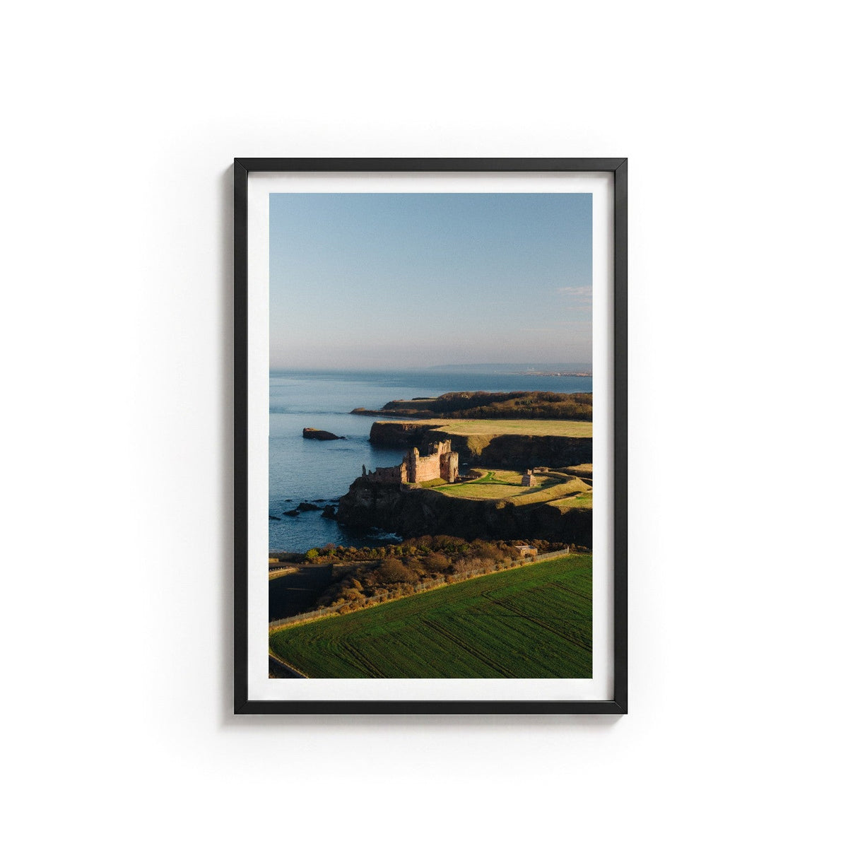 Tantallon by Andy Kennedy, black frame, archival matte paper