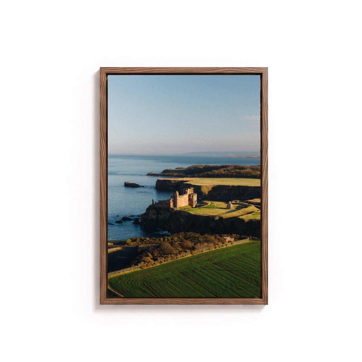 Tantallon by Andy Kennedy, tanned oak frame, canvas