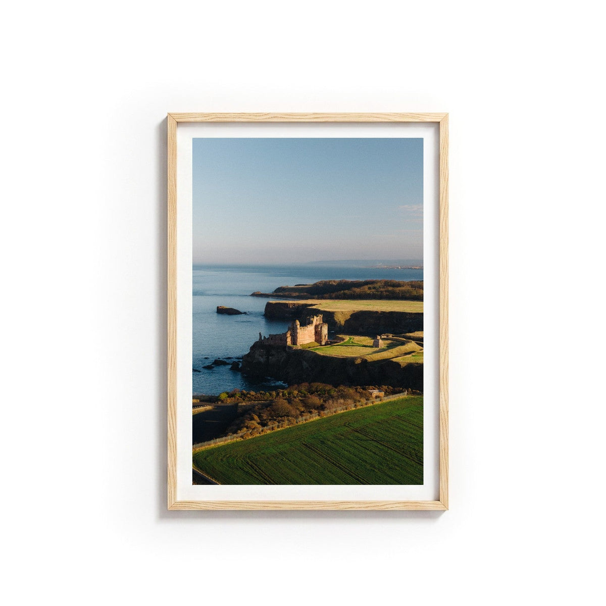 Tantallon by Andy Kennedy, Tasmanian oak frame, archival matte paper