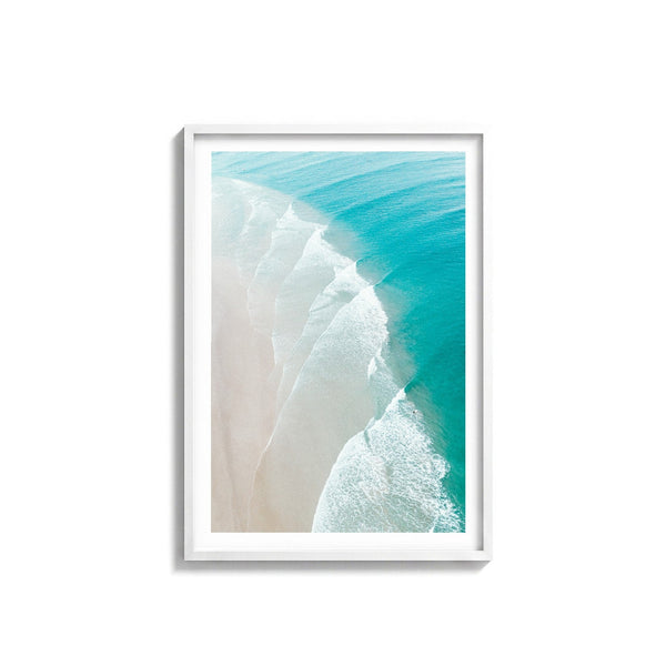 The Pass I by Isaac Brooks, white frame, archival matte paper