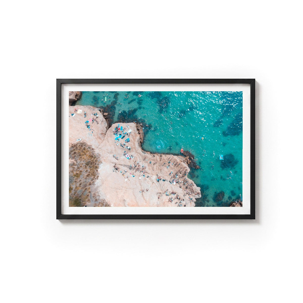 The Pillars IV by Isaac Brooks, black frame, archival matte paper