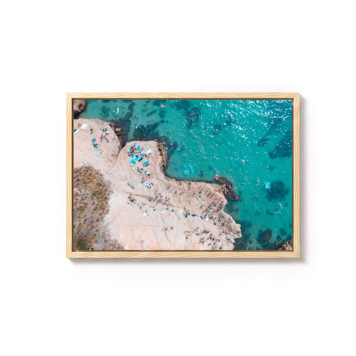 The Pillars IV by Isaac Brooks, Tasmanian oak frame, canvas