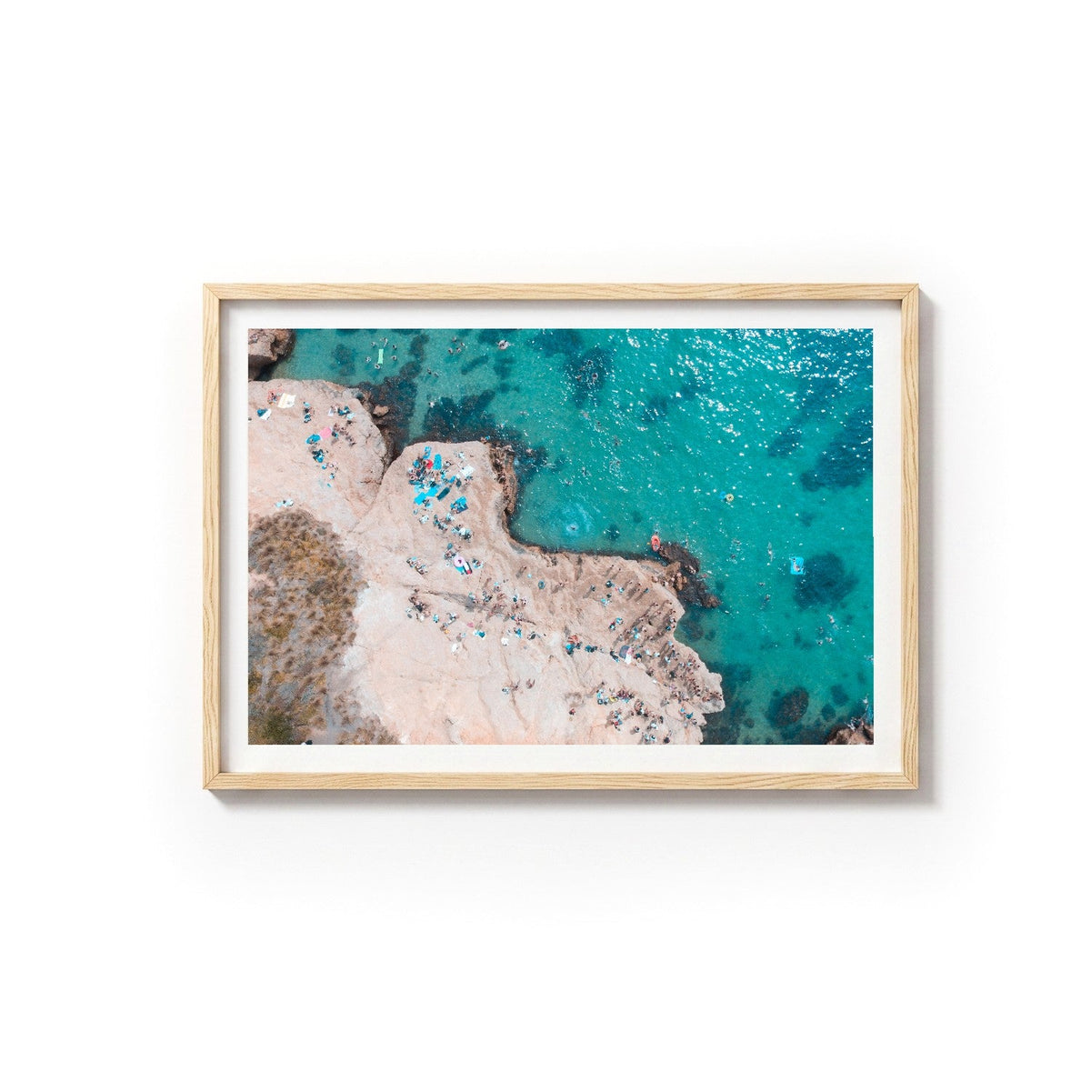 The Pillars IV by Isaac Brooks, Tasmanian oak frame, archival matte paper
