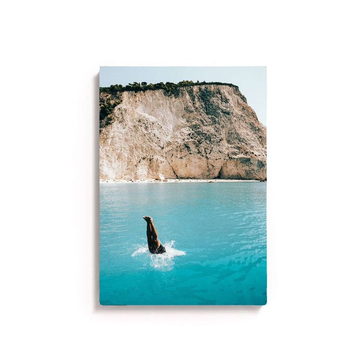 Zakynthos Dreaming by Charlie Hurd, unframed, canvas