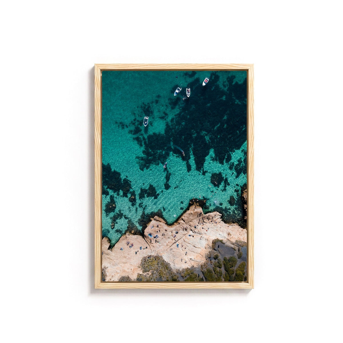 The Pillars II by Isaac Brooks, Tasmanian oak frame, canvas