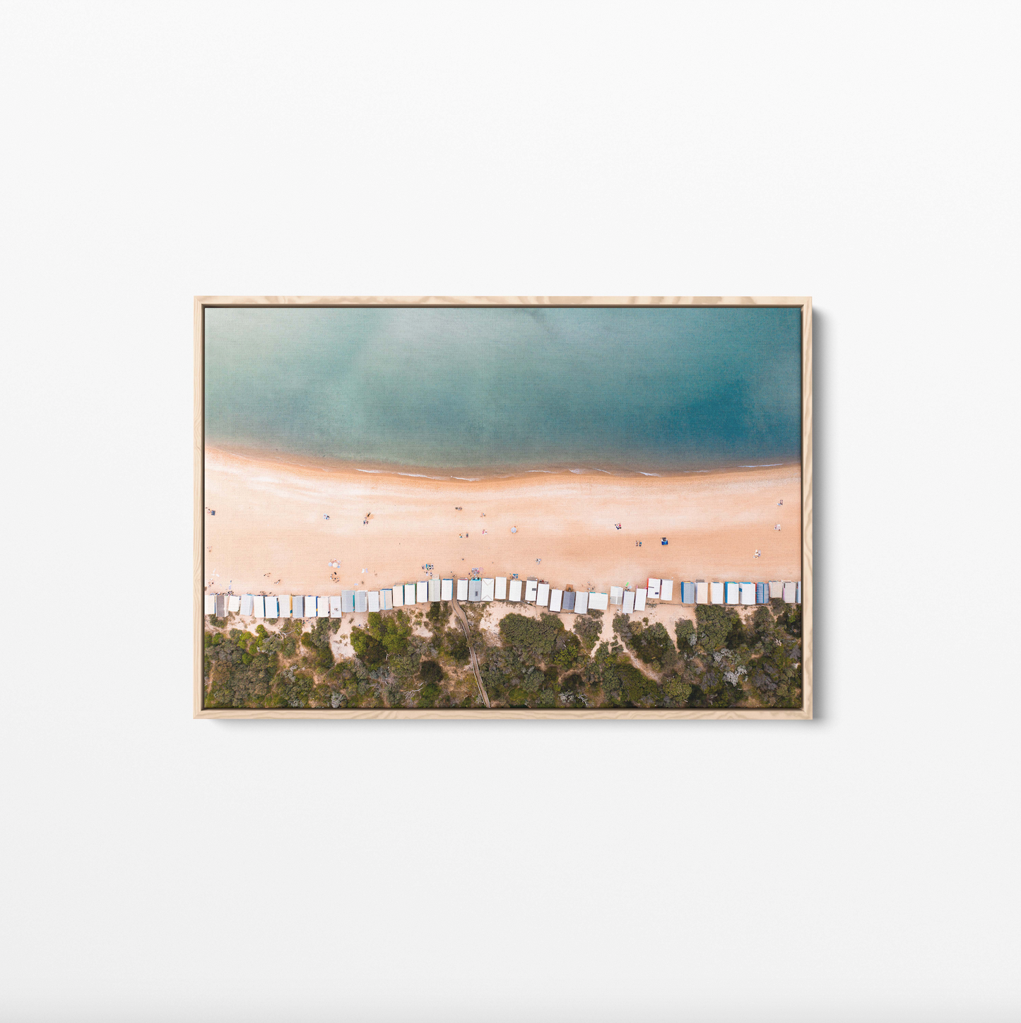 A Summer evening on South Beach Print