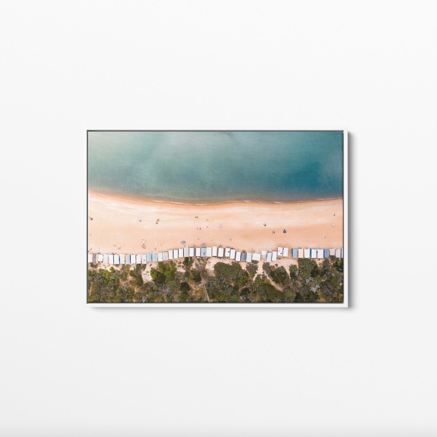 A Summer evening on South Beach Print