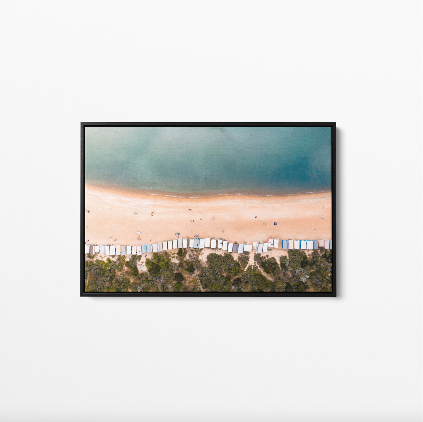 A Summer evening on South Beach Print