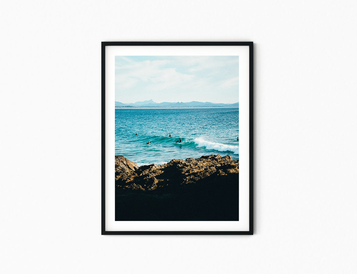 Byron Surfing Print
