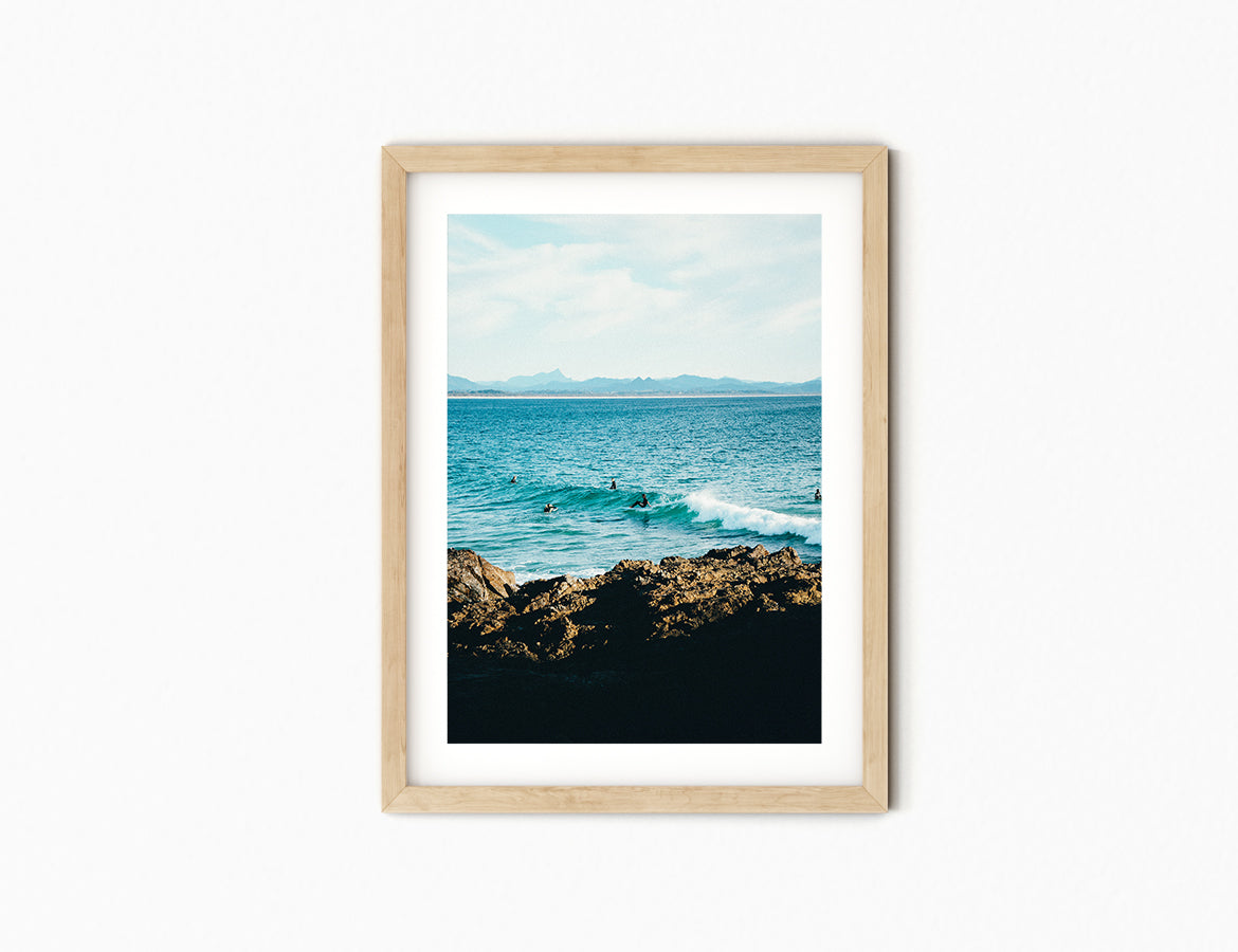 Byron Surfing Print